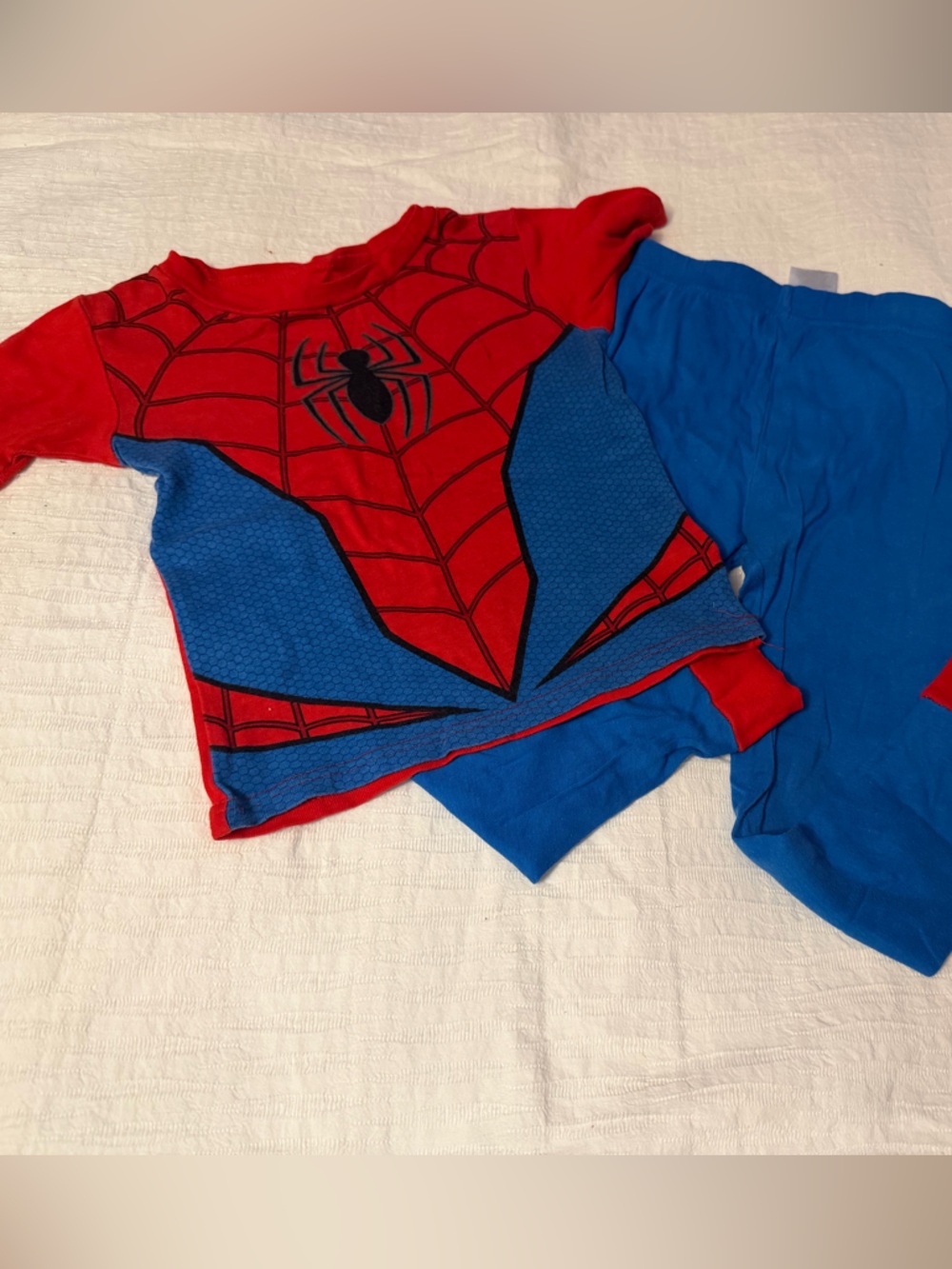 Spider-Inspired Red & Blue pajamas size 6  Top and Pants